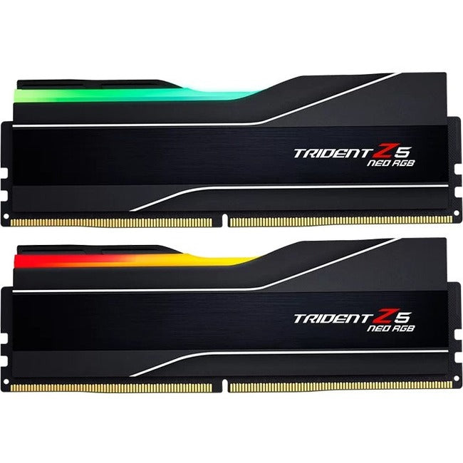 G.SKILL Trident Z5 Neo RGB RAM Module for Motherboard, Desktop PC - 32 GB (2 x 16GB) - DDR5-5600/PC5-44800 DDR5 SDRAM - 5600 MHz - CL28 - 1.35 V G.SKILL Trident Z5 Neo RGB RAM Module for Motherboard, Desktop PC - 32 GB (2 x 16GB) - DDR5-5600/PC5-44800 DDR5 SDRAM - 5600 MHz - CL28 - 1.35 V
